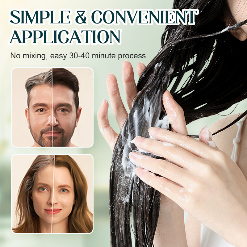 💇‍♀️ ¡COMPRA 2 LLEVA 1! 🌈 Set de Tintes para el Cabello de Larga Duración - Cobertura de Canas sin Dañar el Cuero Cabelludo ✨🧴