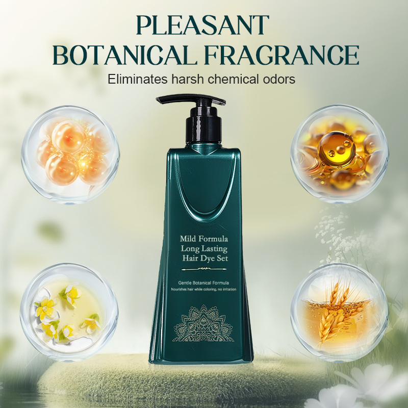 💇‍♀️ ¡COMPRA 2 LLEVA 1! 🌈 Set de Tintes para el Cabello de Larga Duración - Cobertura de Canas sin Dañar el Cuero Cabelludo ✨🧴
