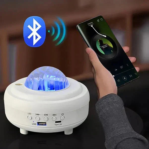 🌌 50% DE DESCUENTO! ✨ Proyector Aurora Boreal - Efectos de Luz 360° con Colores Cambiantes para Ambiente Relajante y Romántico ✨🚚