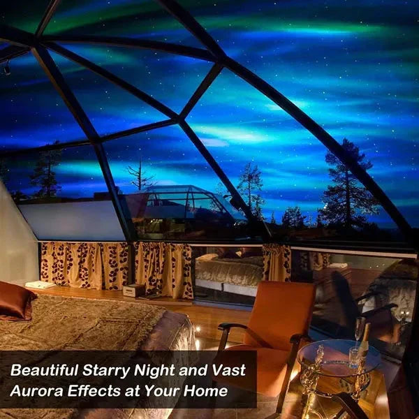 🌌 50% DE DESCUENTO! ✨ Proyector Aurora Boreal - Efectos de Luz 360° con Colores Cambiantes para Ambiente Relajante y Romántico ✨🚚