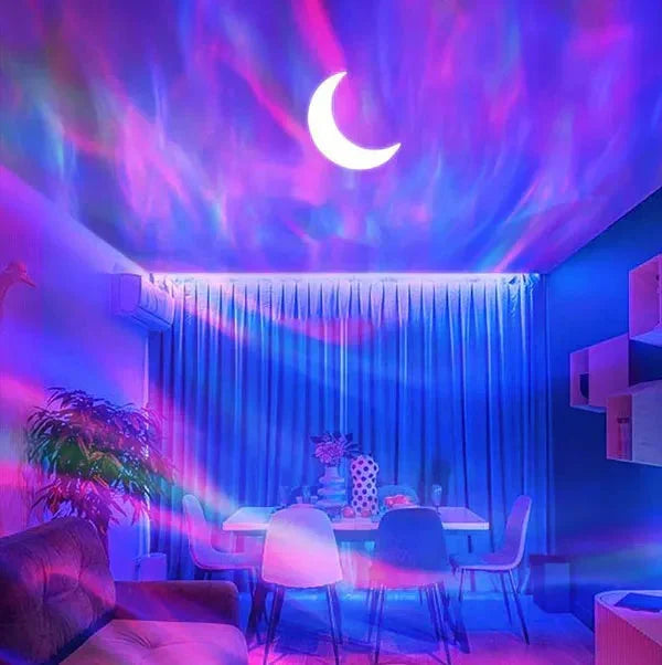 🌌 50% DE DESCUENTO! ✨ Proyector Aurora Boreal - Efectos de Luz 360° con Colores Cambiantes para Ambiente Relajante y Romántico ✨🚚