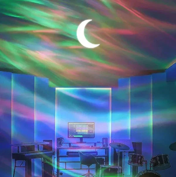 🌌 50% DE DESCUENTO! ✨ Proyector Aurora Boreal - Efectos de Luz 360° con Colores Cambiantes para Ambiente Relajante y Romántico ✨🚚
