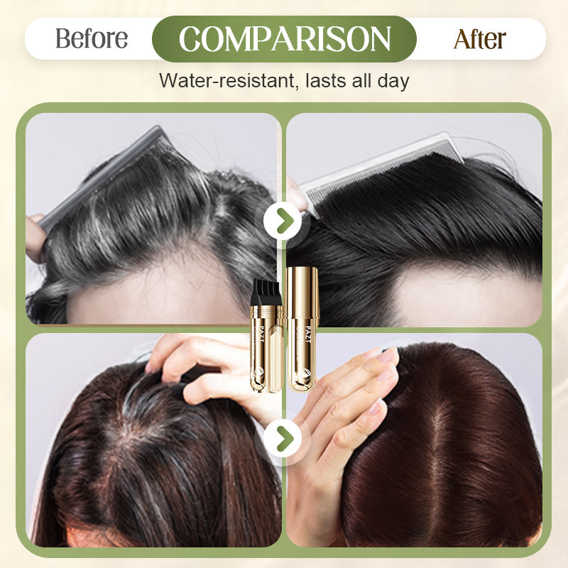 ✨ Peine Tinte 2en1 para Canas - Cobertura Rápida y Natural, Sin Productos Químicos Agresivos, Fácil de Usar en Casa 🌿📦