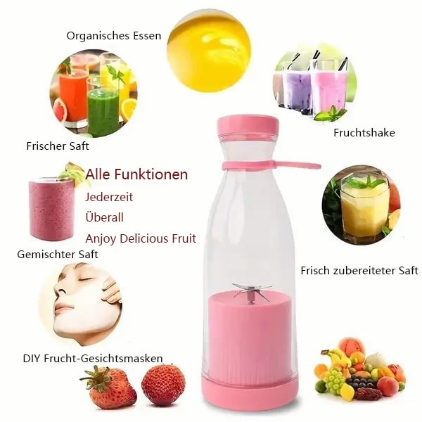 🎄 Ofertas especiales para Navidad 🎄 Extractor de jugo portátil más vendido | 🌟 ¡Disfruta de jugo fresco en cualquier momento y en cualquier lugar!