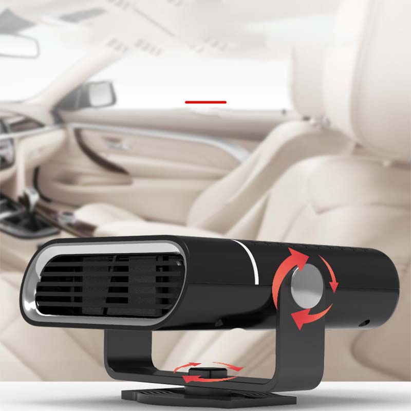 🔥 ¡50% DE DESCUENTO! ✨ Calentador Portátil para Coche 2 en 1 - Rotación 360° y Doble Voltaje (12V/24V) para Descongelación y Calefacción Rápidas 🚗❄️