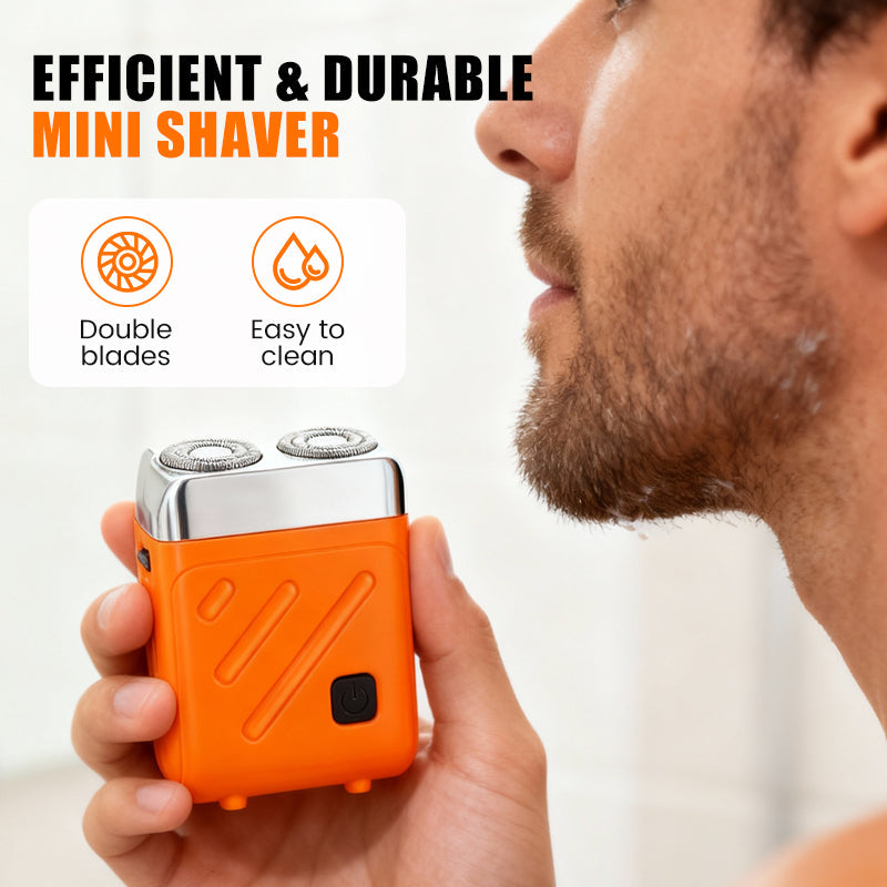 Mini afeitadora eficiente y duradera