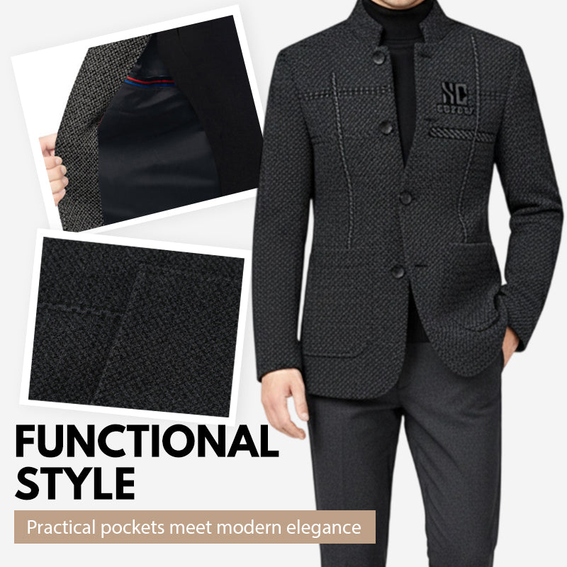 Abrigo informal cálido para hombre