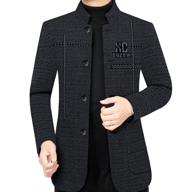Abrigo informal cálido para hombre