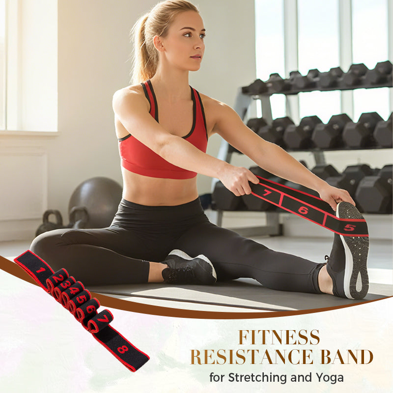 💪🔥 Banda de Resistencia Elástica Multifuncional – Ideal para Fitness, Yoga y Estiramientos 🧘‍♀️✨