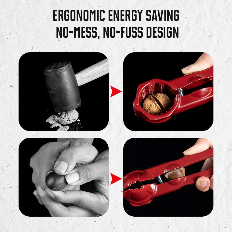 🥜 ¡COMPRA 3 LLEVA 4! ✨ Cascanueces Manual Sencillo - Diseño Ergonómico con Mango Antideslizante para un Uso Fácil y Seguro 🔩📦