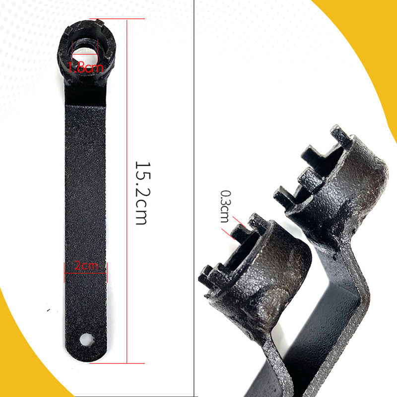 🔧 ¡COMPRA 1 LLEVA 2! ✨ Llave de Ajuste para Amoladora Angular de 4 Garras - Diseño Antideslizante con Almohadillas Protectoras para un Apriete Seguro 🛠️🔒
