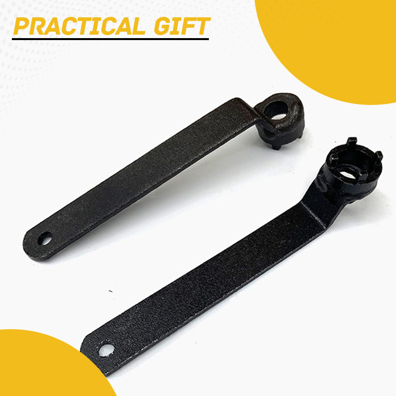 🔧 ¡COMPRA 1 LLEVA 2! ✨ Llave de Ajuste para Amoladora Angular de 4 Garras - Diseño Antideslizante con Almohadillas Protectoras para un Apriete Seguro 🛠️🔒