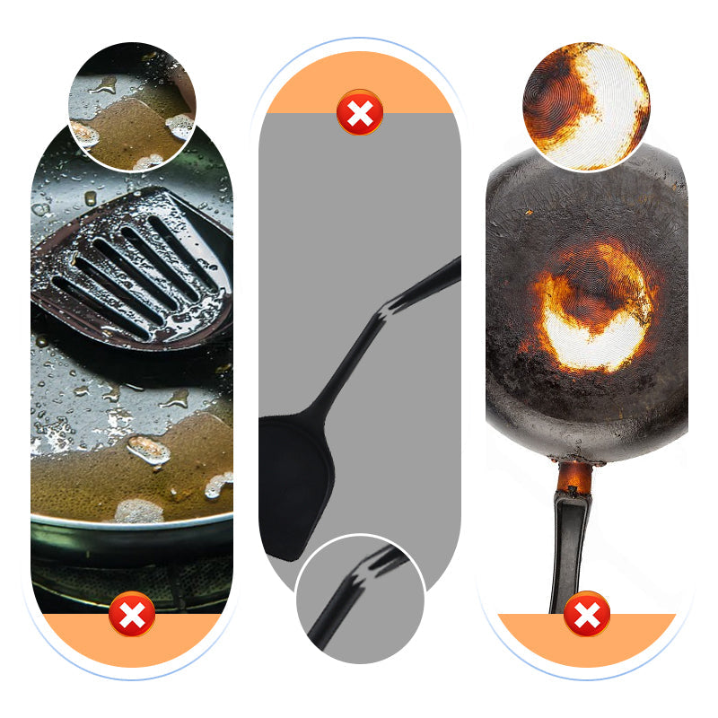 Espátula de Cocina Resistente al Calor de Silicona de Grado Alimentario