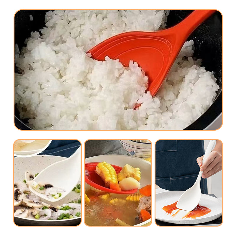 Espátula de Cocina Resistente al Calor de Silicona de Grado Alimentario