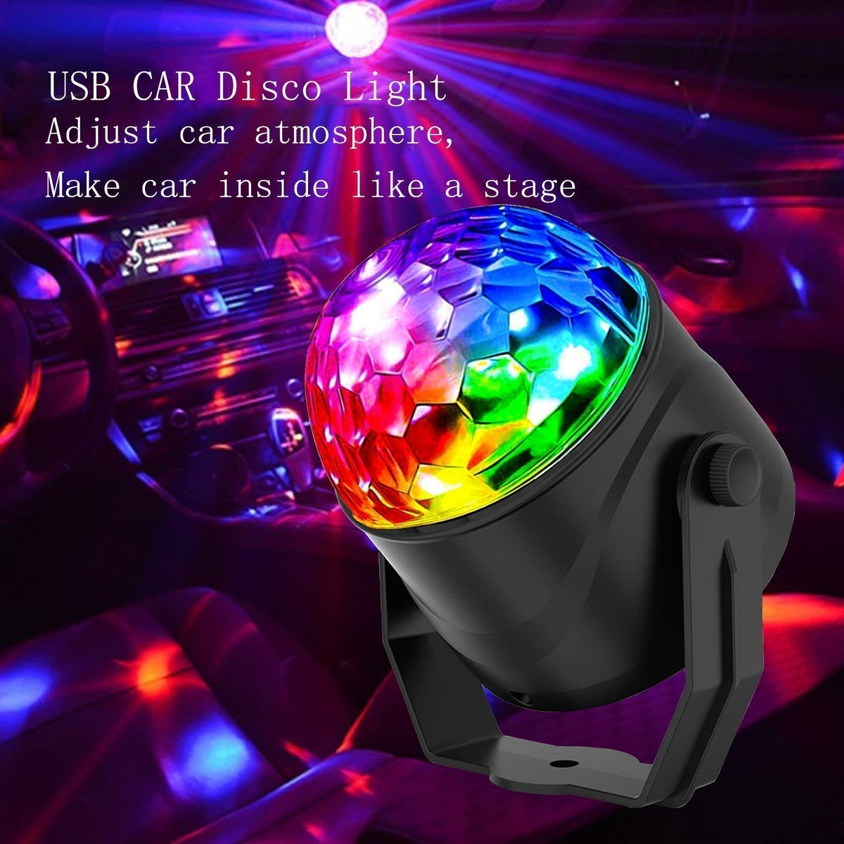 🔥Ofertas en promoción-Bola de discoteca Colorida Bola mágica giratoria luminosa
