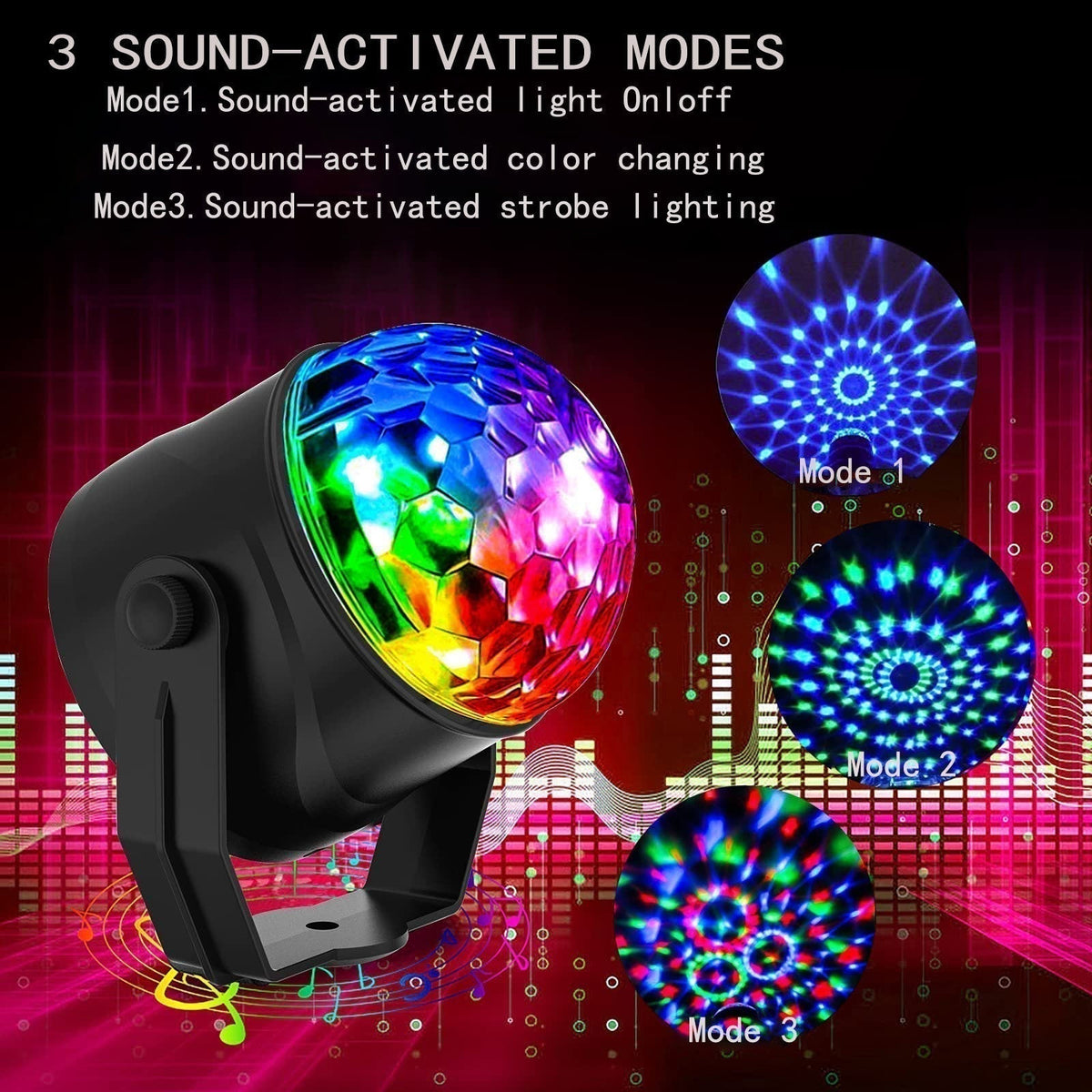🔥Ofertas en promoción-Bola de discoteca Colorida Bola mágica giratoria luminosa