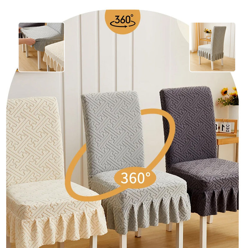 🔥¡Hasta fin de existencias 50% de descuento!🎉Juego de fundas para sillas de comedor