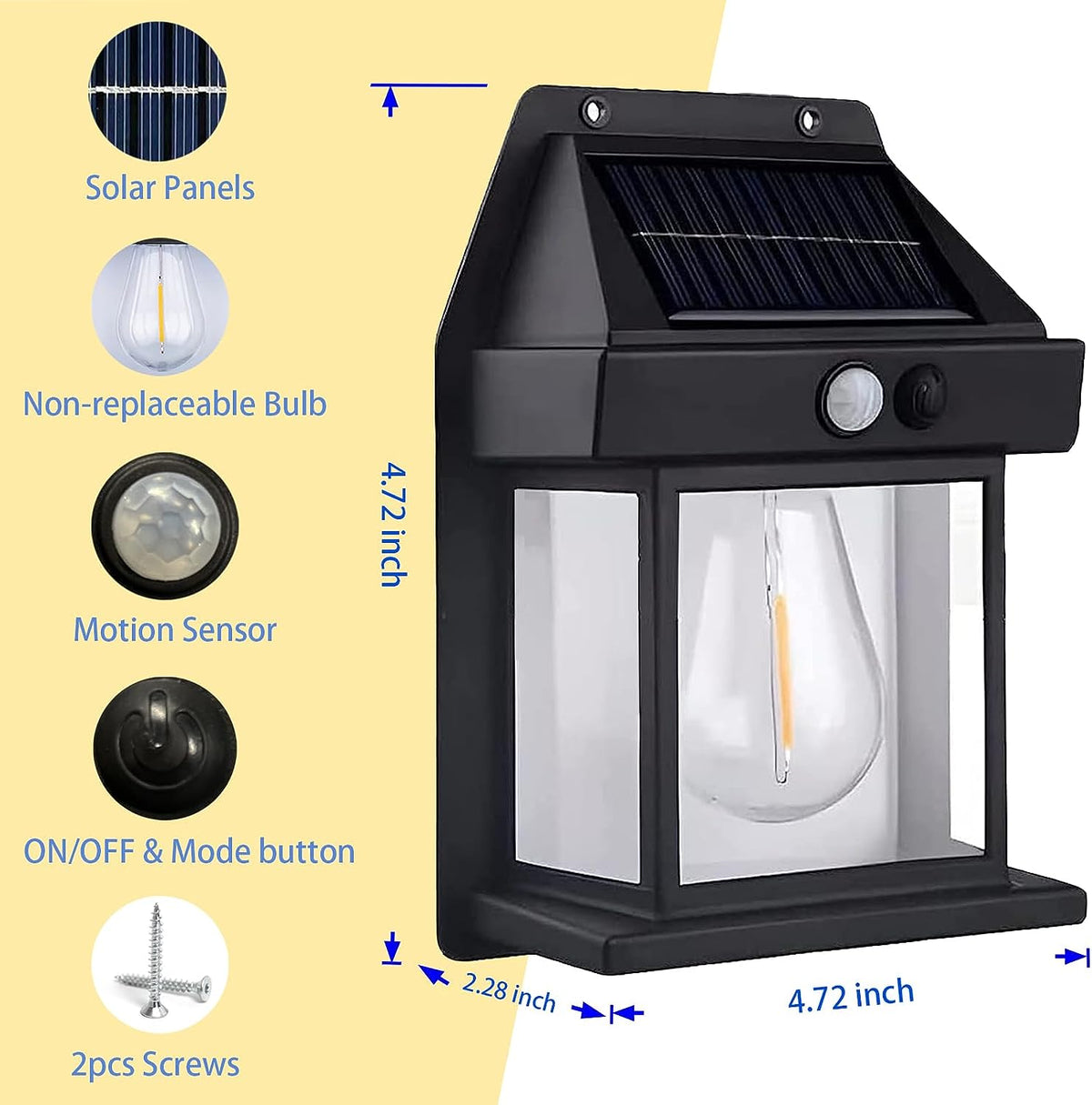 🌞🔥 ¡Nueva Lámpara Solar de Pared 2025! 💡✨ — Compre 2 y obtenga 1 GRATIS / Compre 3 y obtenga 2 GRATIS + Envío GRATIS 🚀📦