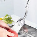 Aspersor de Presión Extendido Giratorio 360° para Grifo de Cocina