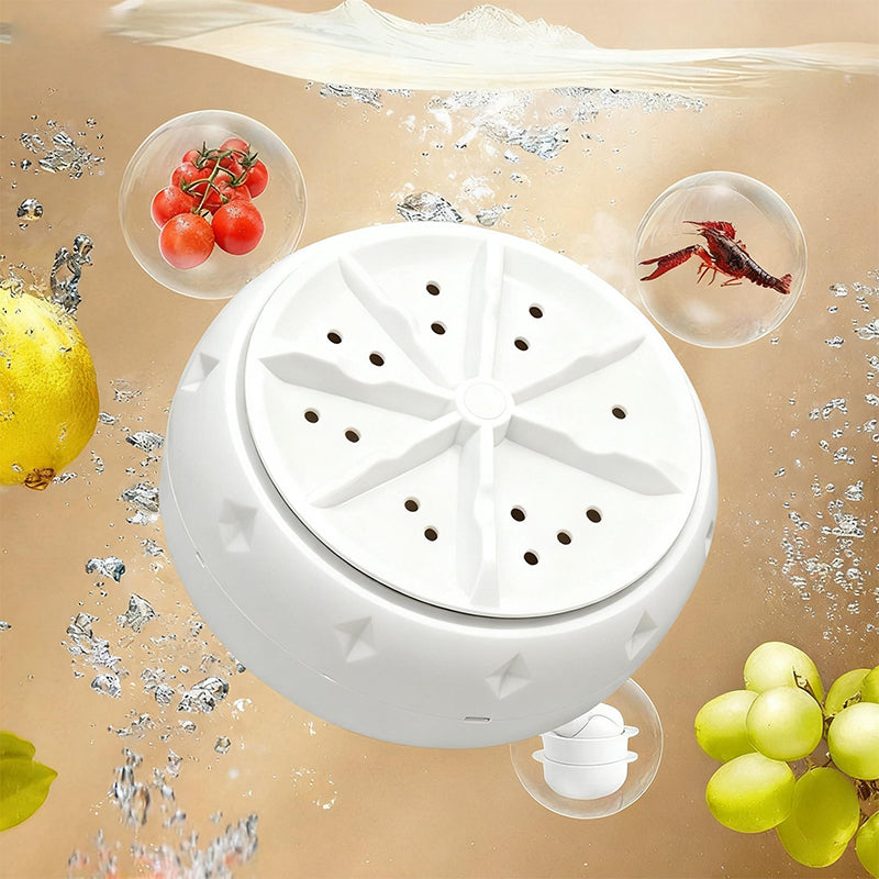⏰🔥 ¡50% DE DESCUENTO POR TIEMPO LIMITADO! 🍉🥬 Máquina Portátil para Lavar Frutas y Verduras – Limpieza Rápida y Segura ✨🧼