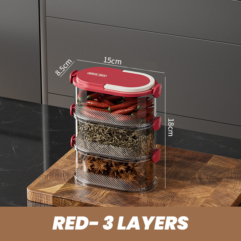 🔥🧂 Organizador de Especias Sellado Multicapa — ¡Oferta Especial por Tiempo Limitado! ⏰
