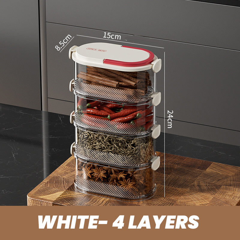 🔥🧂 Organizador de Especias Sellado Multicapa — ¡Oferta Especial por Tiempo Limitado! ⏰