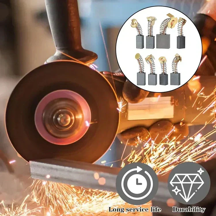 ⚙️🔧 Juego de Escobillas de Carbón para Herramientas Eléctricas – Compatibles y Duraderas | ¡Compra Más y Ahorra Más! 💥💰