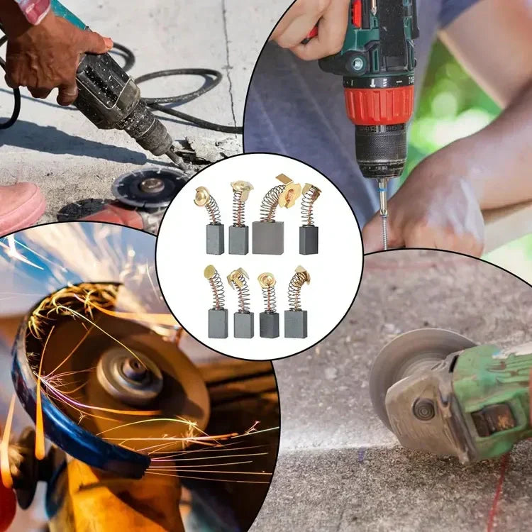 ⚙️🔧 Juego de Escobillas de Carbón para Herramientas Eléctricas – Compatibles y Duraderas | ¡Compra Más y Ahorra Más! 💥💰