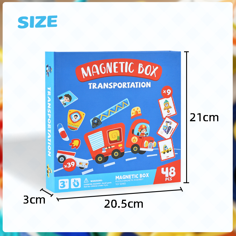 Caja de Rompecabezas y Vestir Magnética Divertida para Niños