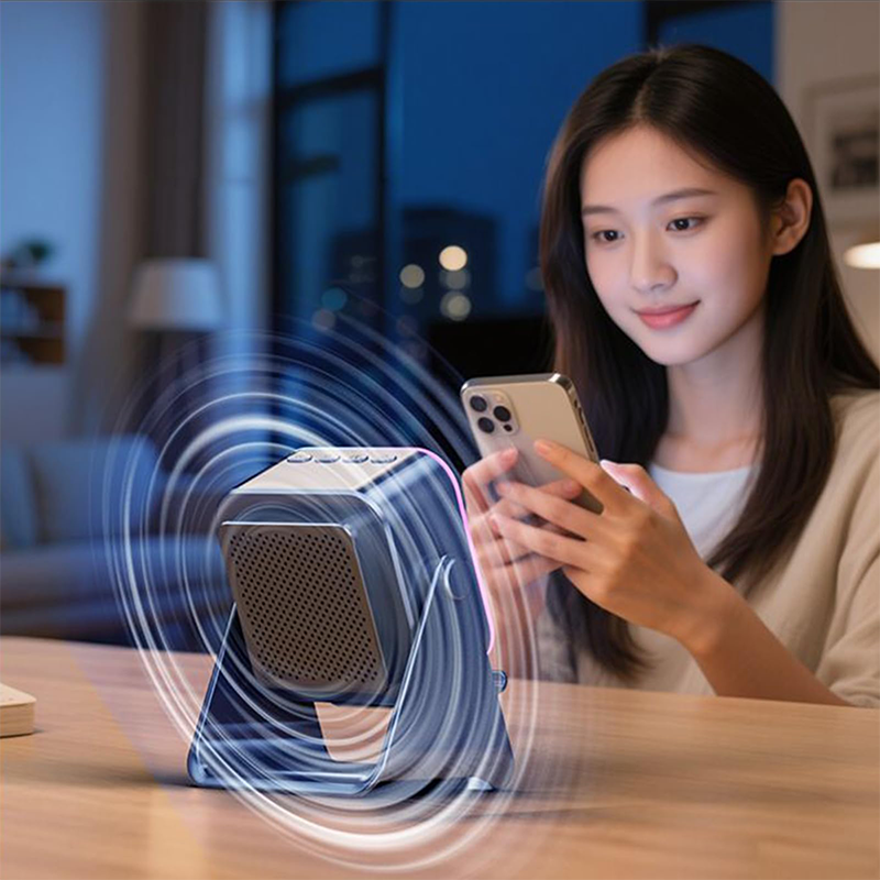 🔥📢 ¡50% DCTO! Altavoz Bluetooth 5 en 1 con Carga Inalámbrica y Soporte Ajustable para Teléfono 🎶⚡