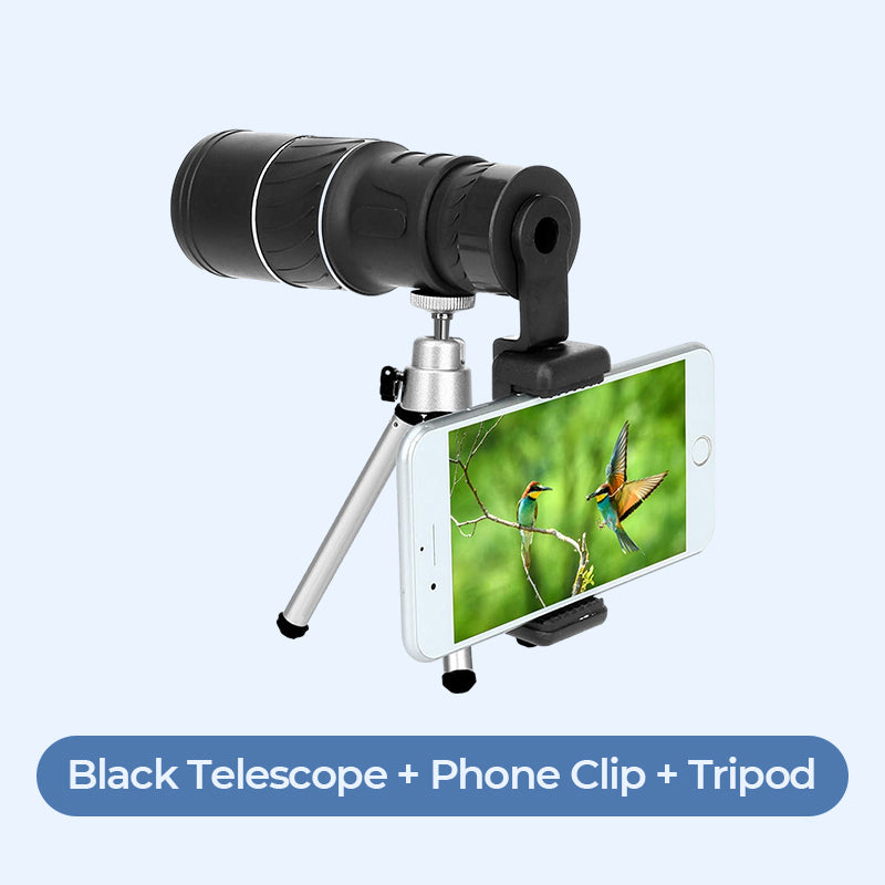 Telescopio monocular de zoom óptico bifocal 16x52