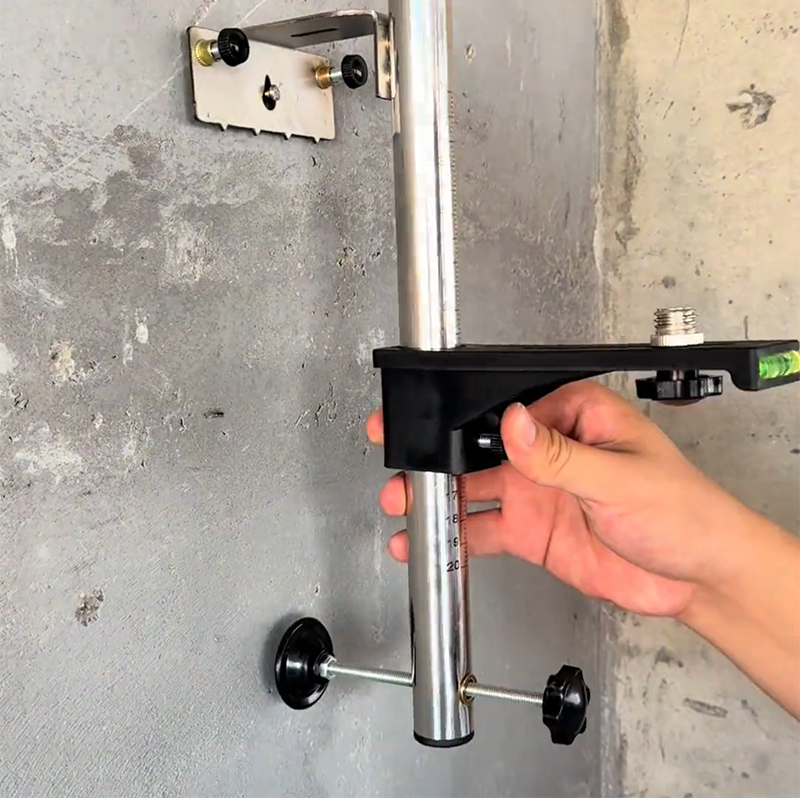 Soporte de montaje en pared para nivel láser ajustable