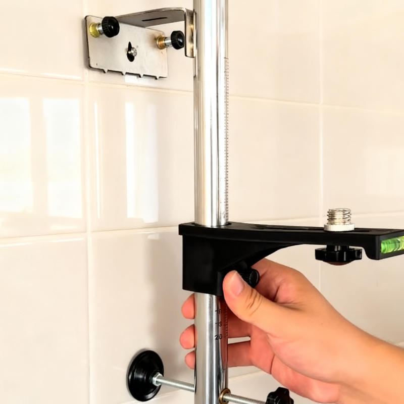 Soporte de montaje en pared para nivel láser ajustable