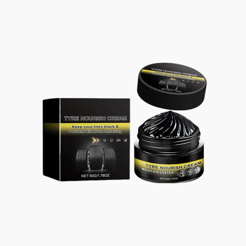 🔥 ¡OFERTA RELÁMPAGO 50% DE DESCUENTO! ✨ Cera Inteligente para Neumáticos – Restaura el Brillos Negro, Bloquea UV y Repele la Suciedad 🚗