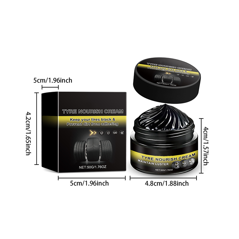 🔥 ¡OFERTA RELÁMPAGO 50% DE DESCUENTO! ✨ Cera Inteligente para Neumáticos – Restaura el Brillos Negro, Bloquea UV y Repele la Suciedad 🚗