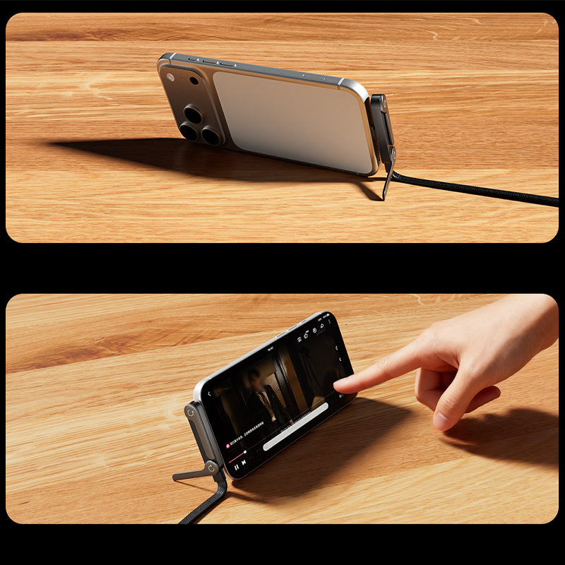 Cable de Carga Rápida 240W con Soporte Ajustable para Celular