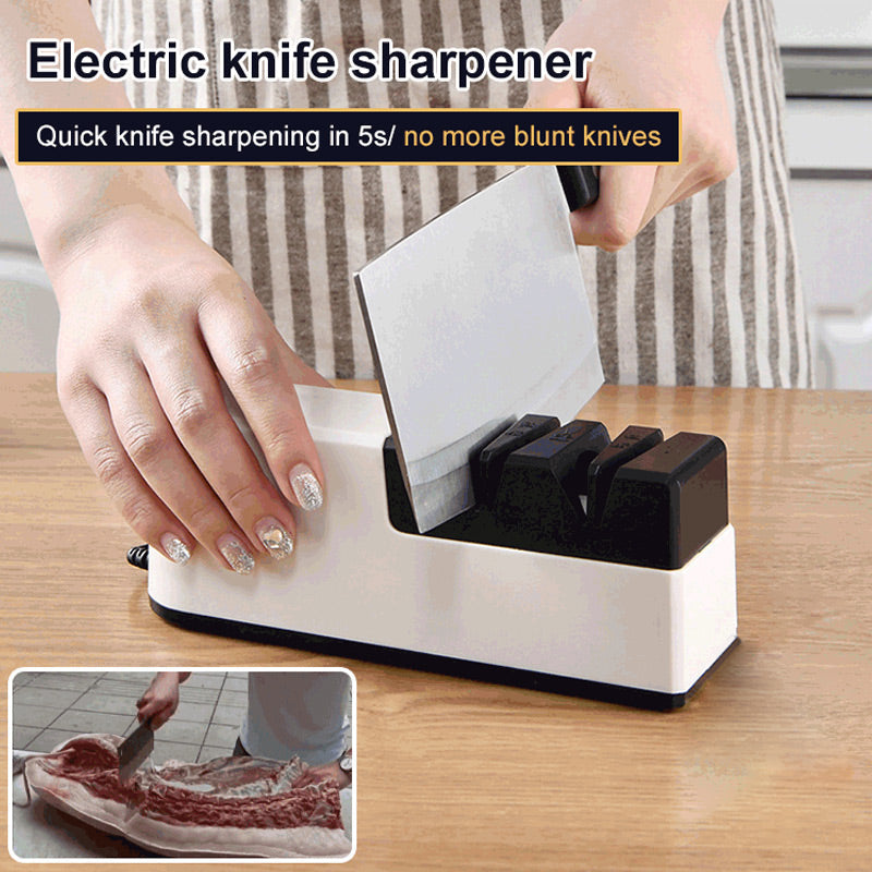 🔪  Afilador Eléctrico Profesional – Afilado Rápido y Preciso, Guía Multiángulo para Cuchillos de Cocina y Exteriores ✨📦