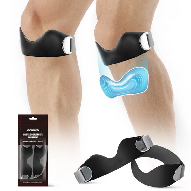 🦵 ¡OFERTA POR TIEMPO LIMITADO 50% DE DESCUENTO! 🏃 Correa de Silicona para Rótula y Rodilla – Almohadilla Ergonómica en 8, Ajuste Antideslizante, Alivio del Dolor y Absorción de Impactos ✨