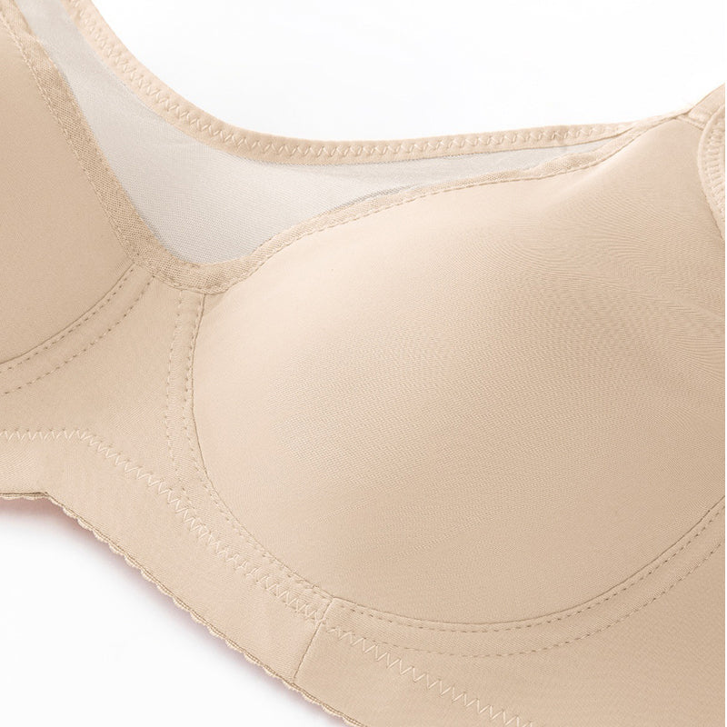 🌸✨ ¡OFERTA 50% OFF! Sujetador Elegante con Aros y Malla Transparente – Sujeción y Comodidad