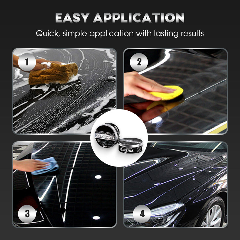 🔥 ¡50% DE DESCUENTO! 🚗 Pasta de Cera de Titanio Cerámica 2 en 1 – Pulidora y Protectora para Autos Brillo Profesional ✨🛡️