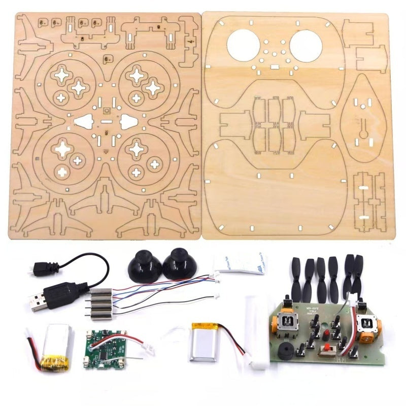 ✈️ Kit de montaje de dron de madera para niños 🎁