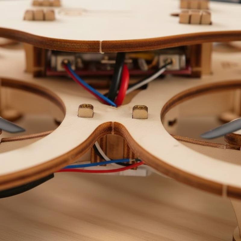 ✈️ Kit de montaje de dron de madera para niños 🎁