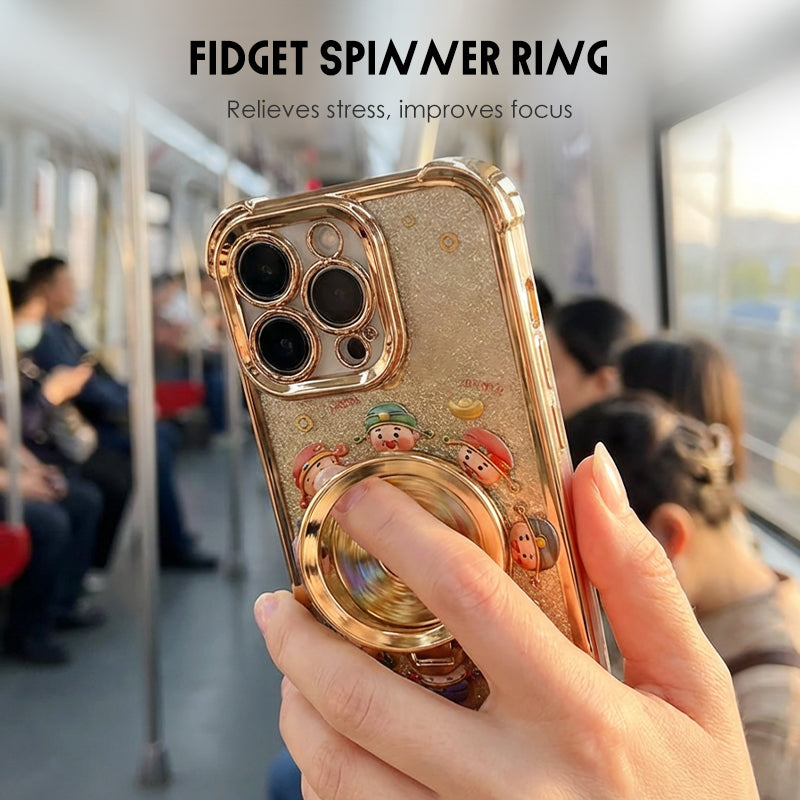 Funda para teléfono con soporte magnético giratorio de 360°