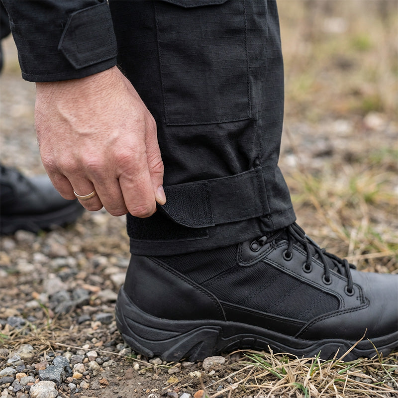 Pantalones tácticos de carga para hombre con rodilleras