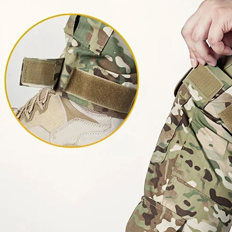 Pantalones tácticos de carga para hombre con rodilleras