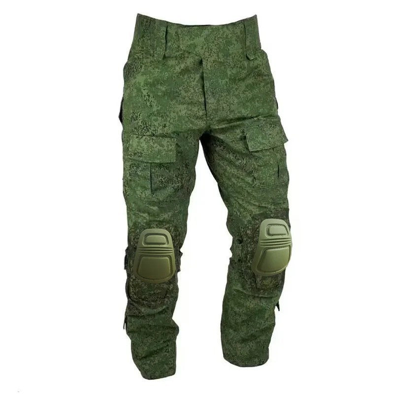 Pantalones tácticos de carga para hombre con rodilleras