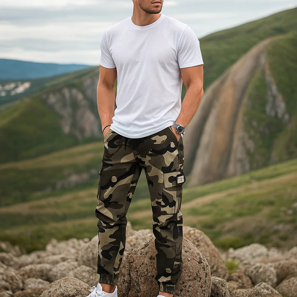 Pantalones de trabajo informales de camuflaje