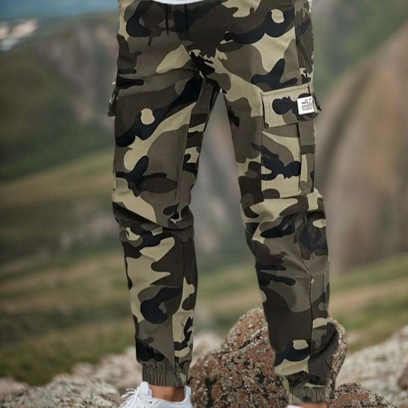 Pantalones de trabajo informales de camuflaje