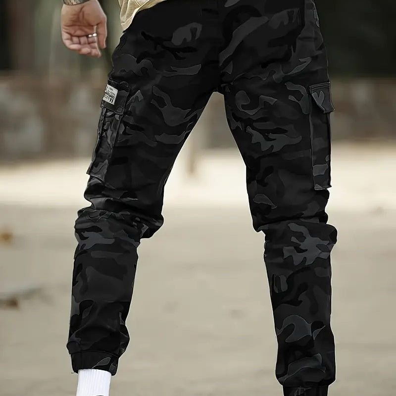 Pantalones de trabajo informales de camuflaje