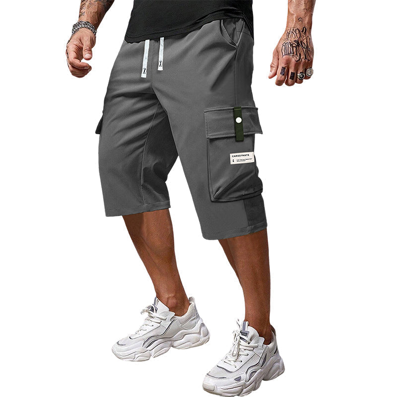 👖 Pantalones Capri de Carga para Hombre – Cordón Ajustable, Estilo Casual y Máxima Comodidad ✨💪